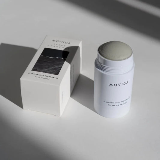 Natural Deodorant w/ Charcoal + Magnesium Rosemary- Green Tea- Spruce