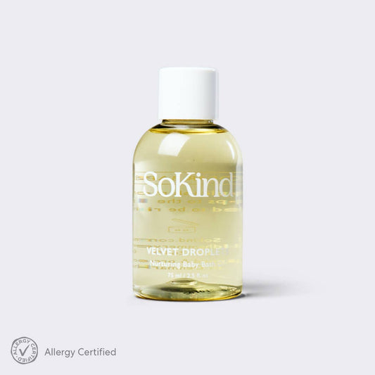 Velvet Droplets Nurturing Baby Bath Oil
