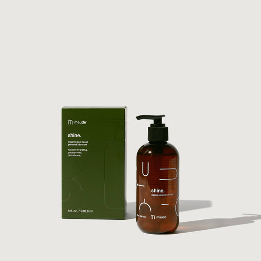 8 oz Shine, organic aloe-based lubricant