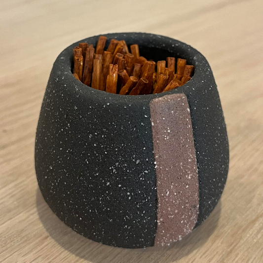 Match Pots - Black