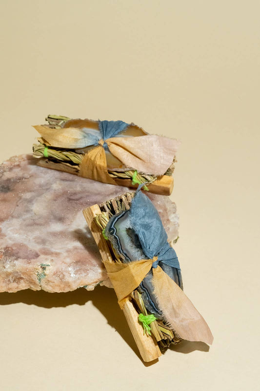Healing Floral Sage - Rosemary + Sweetgrass Palo Santo