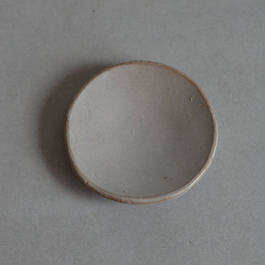 Light Gray Ceramic Incense Holder Plate